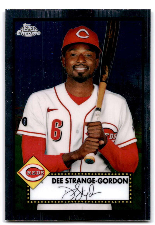 2021 Topps Chrome Platinum Anniversary #401 Dee Strange-Gordon  V97227 Image 1