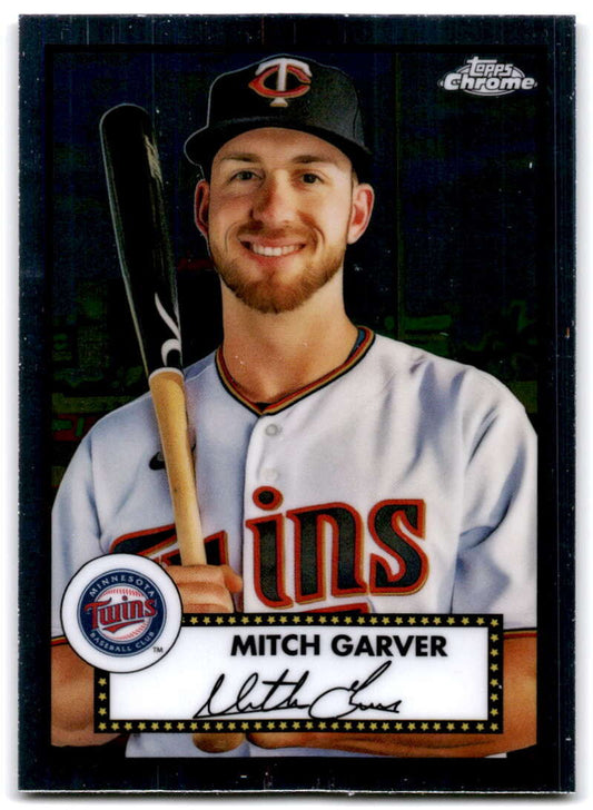 2021 Topps Chrome Platinum Anniversary #425 Mitch Garver  Minnesota Twins  V97228 Image 1