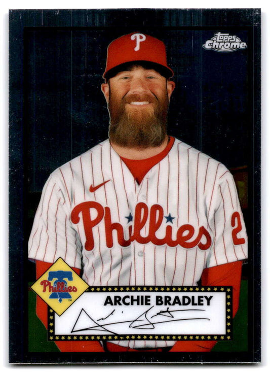 2021 Topps Chrome Platinum Anniversary #434 Archie Bradley  Philadelphia  V97232 Image 1