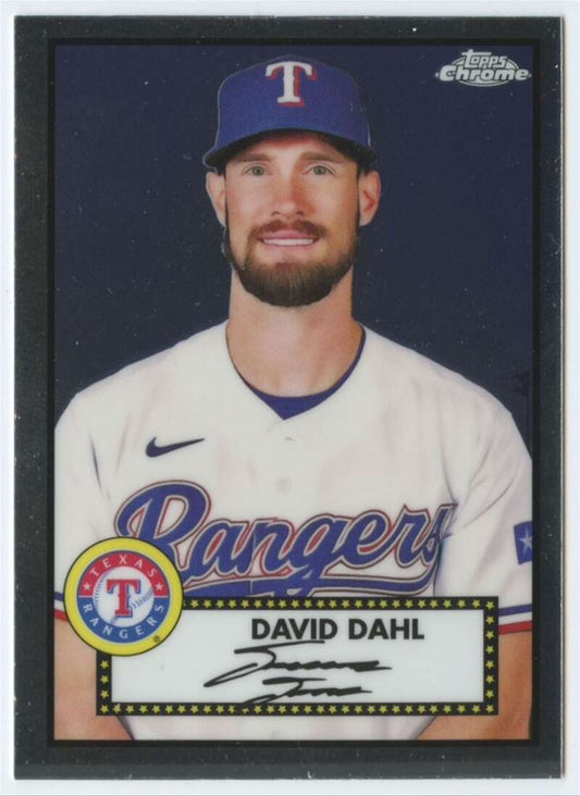 2021 Topps Chrome Platinum Anniversary #451 David Dahl  Texas Rangers  V97234 Image 1