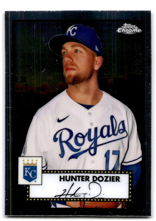 2021 Topps Chrome Platinum Anniversary #462 Hunter Dozier  Kansas City  V97236 Image 1