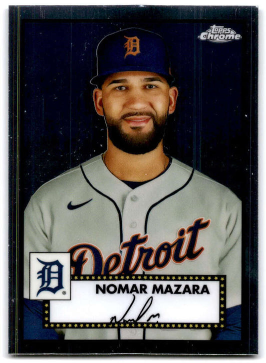 2021 Topps Chrome Platinum Anniversary #477 Nomar Mazara  Detroit Tigers  V97238 Image 1