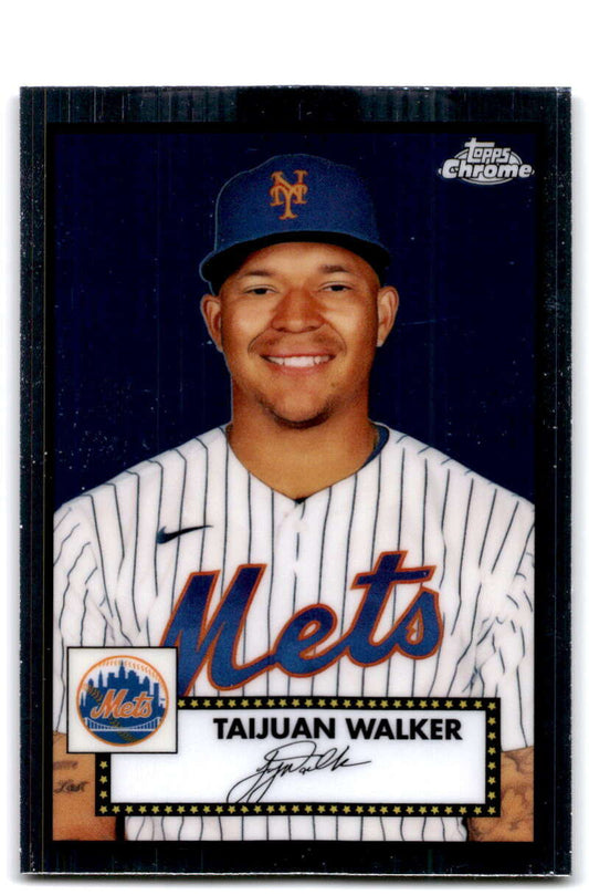 2021 Topps Chrome Platinum Anniversary #489 Taijuan Walker  New York Mets  V97239 Image 1