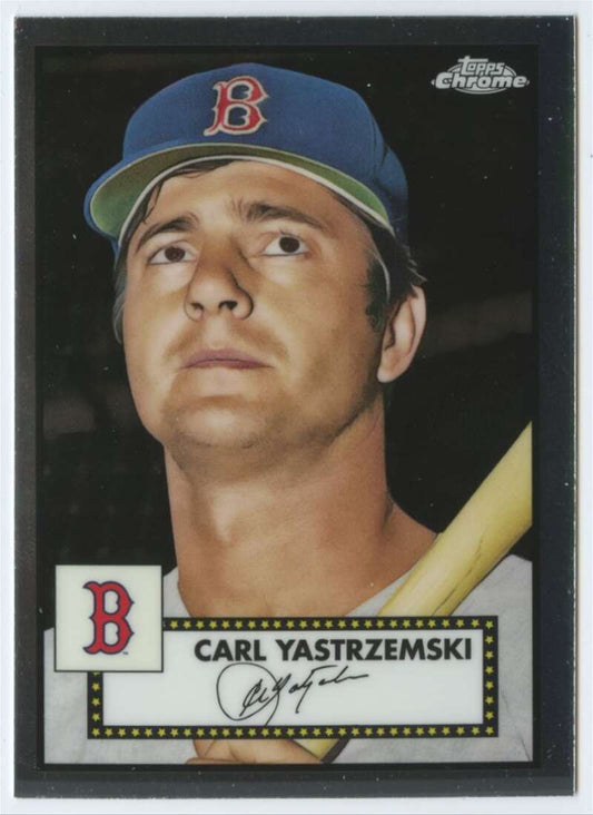 2021 Topps Chrome Platinum Anniversary #497 Carl Yastrzemski  Boston  V97242 Image 1