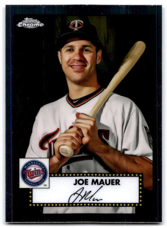2021 Topps Chrome Platinum Anniversary #528 Joe Mauer  Minnesota Twins  V97244 Image 1