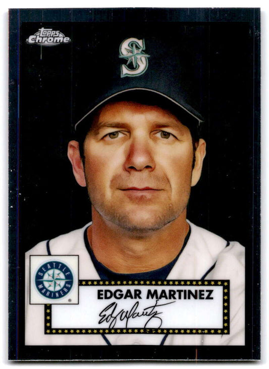 2021 Topps Chrome Platinum Anniversary #530 Edgar Martinez  Seattle   V97245 Image 1
