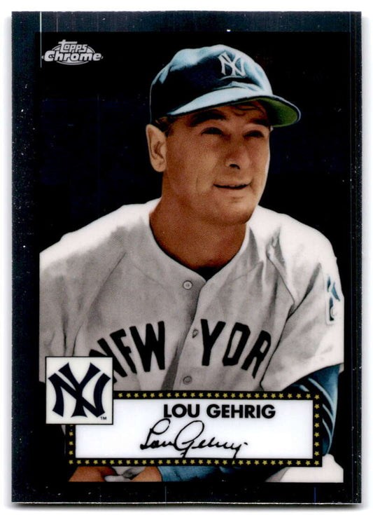 2021 Topps Chrome Platinum Anniversary #613 Lou Gehrig  New York Yankees  V97252 Image 1