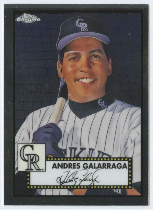 2021 Topps Chrome Platinum Anniversary #692 Andres Galarraga  V87667 Image 1