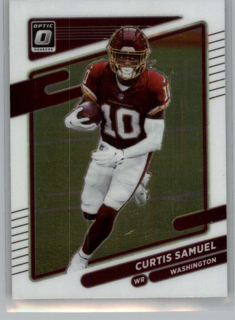 2021 Donruss Optic #2 Curtis Samuel  Washington Football Team  V88588 Image 1