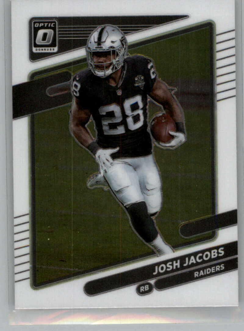 2021 Donruss Optic #42 Josh Jacobs  Las Vegas Raiders  V88620 Image 1