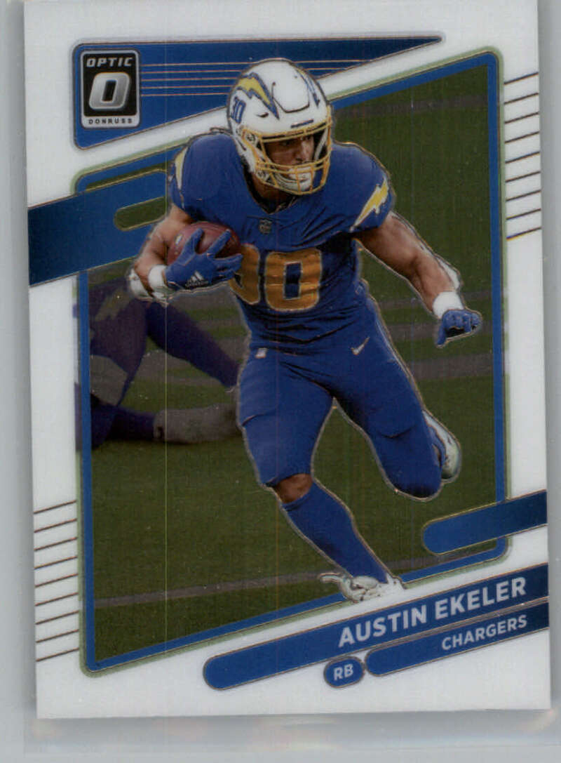 2021 Donruss Optic #48 Austin Ekeler  Los Angeles Chargers  V88622 Image 1