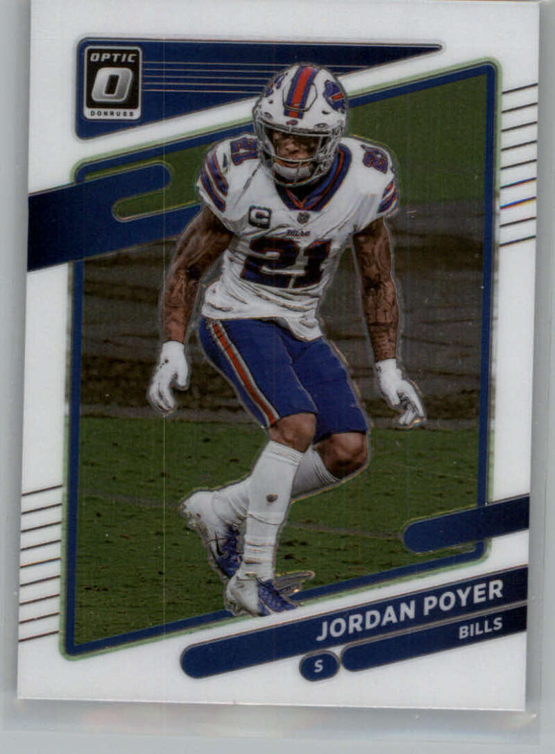 2021 Donruss Optic #55 Jordan Poyer  Buffalo Bills  V88629 Image 1