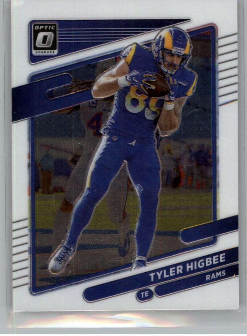 2021 Donruss Optic #184 Tyler Higbee  Los Angeles Rams  V88739 Image 1