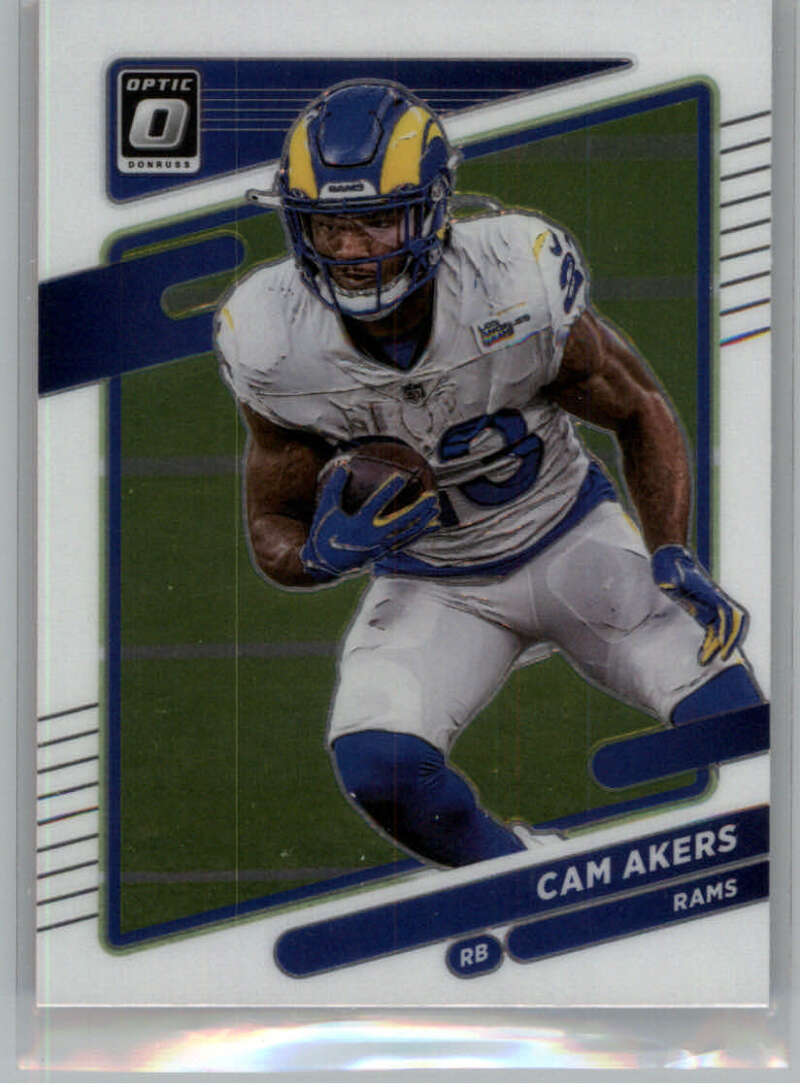 2021 Donruss Optic #186 Cam Akers  Los Angeles Rams  V88740 Image 1