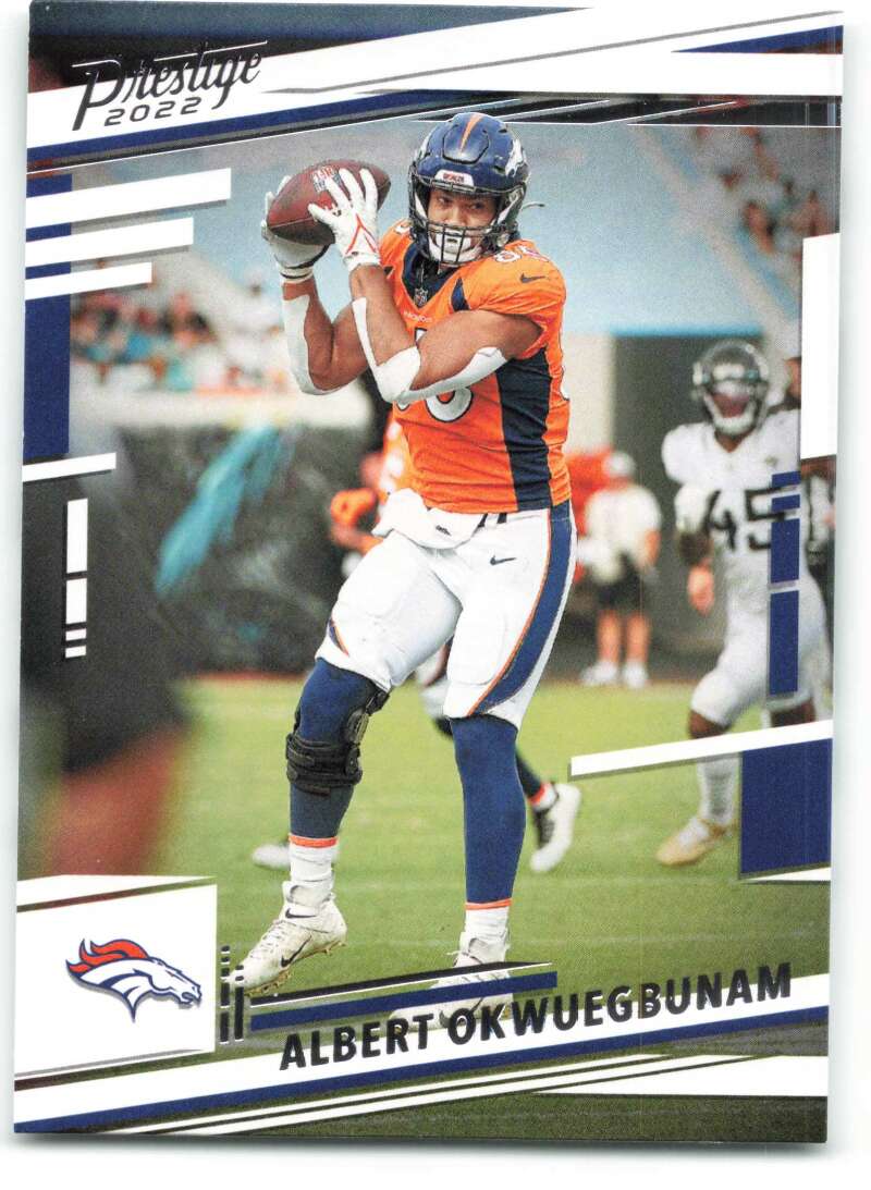 2022 Panini Prestige #91 Albert Okwuegbunam  Denver Broncos  V89048 Image 1