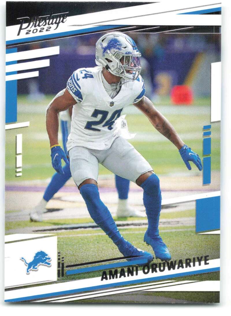 2022 Panini Prestige #100 Amani Oruwariye  Detroit Lions  V89059 Image 1