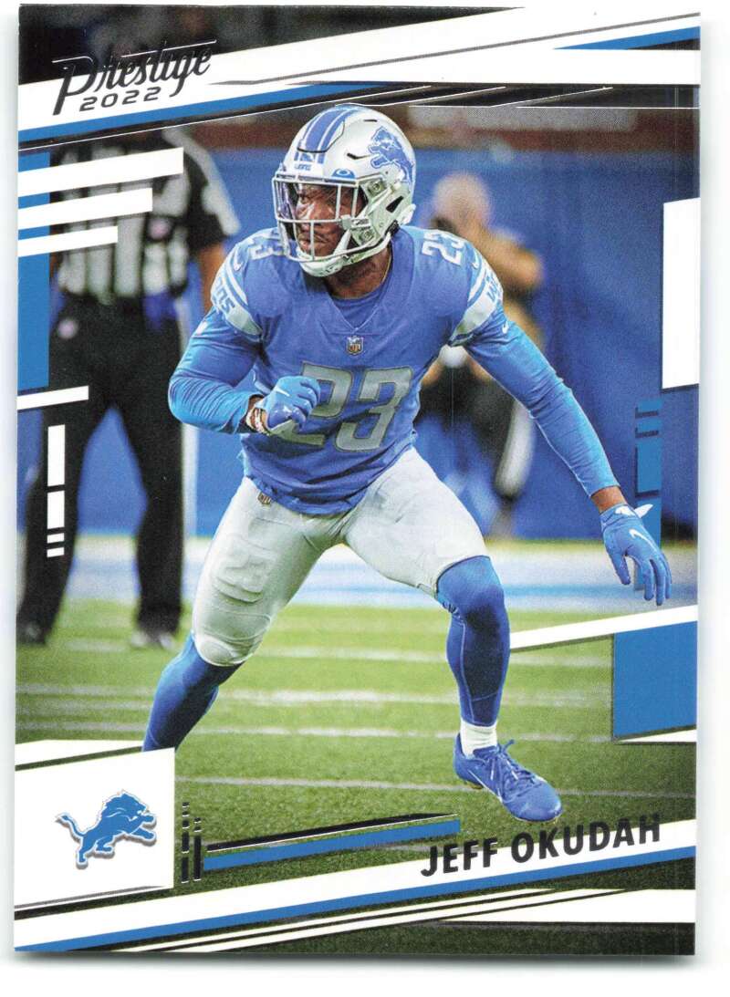 2022 Panini Prestige #101 Jeff Okudah  Detroit Lions  V89062 Image 1