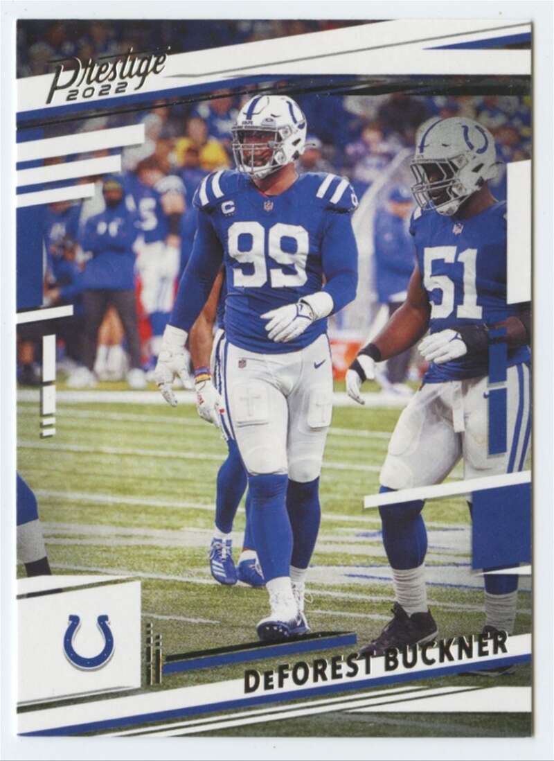 2022 Panini Prestige #129 DeForest Buckner  Indianapolis Colts  V89090 Image 1