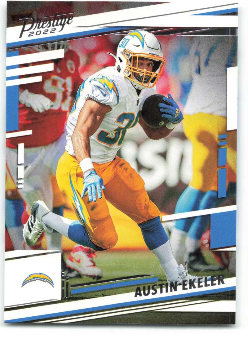 2022 Panini Prestige #152 Austin Ekeler  Los Angeles Chargers  V89105 Image 1