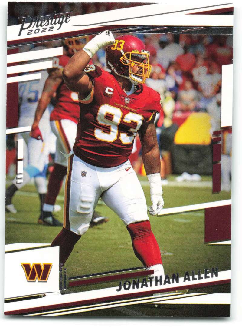 2022 Panini Prestige #298 Jonathan Allen  Washington Commanders  V89238 Image 1