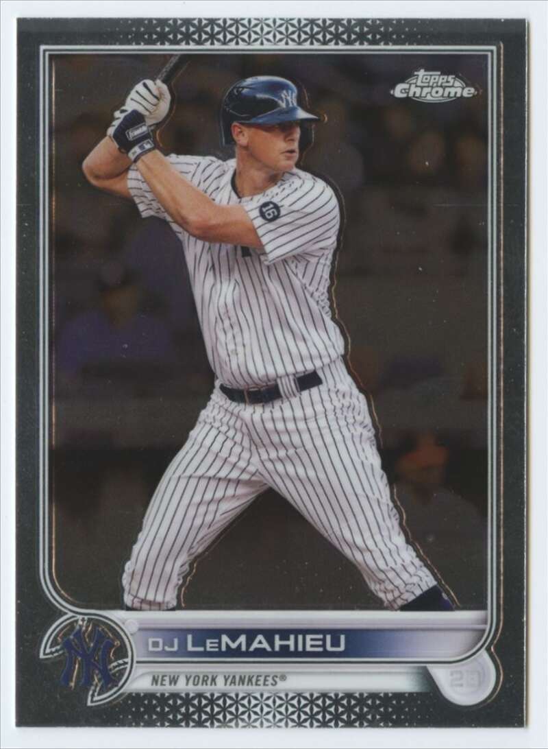 2022 Topps Chrome #20 DJ LeMahieu  New York Yankees  V91583 Image 1