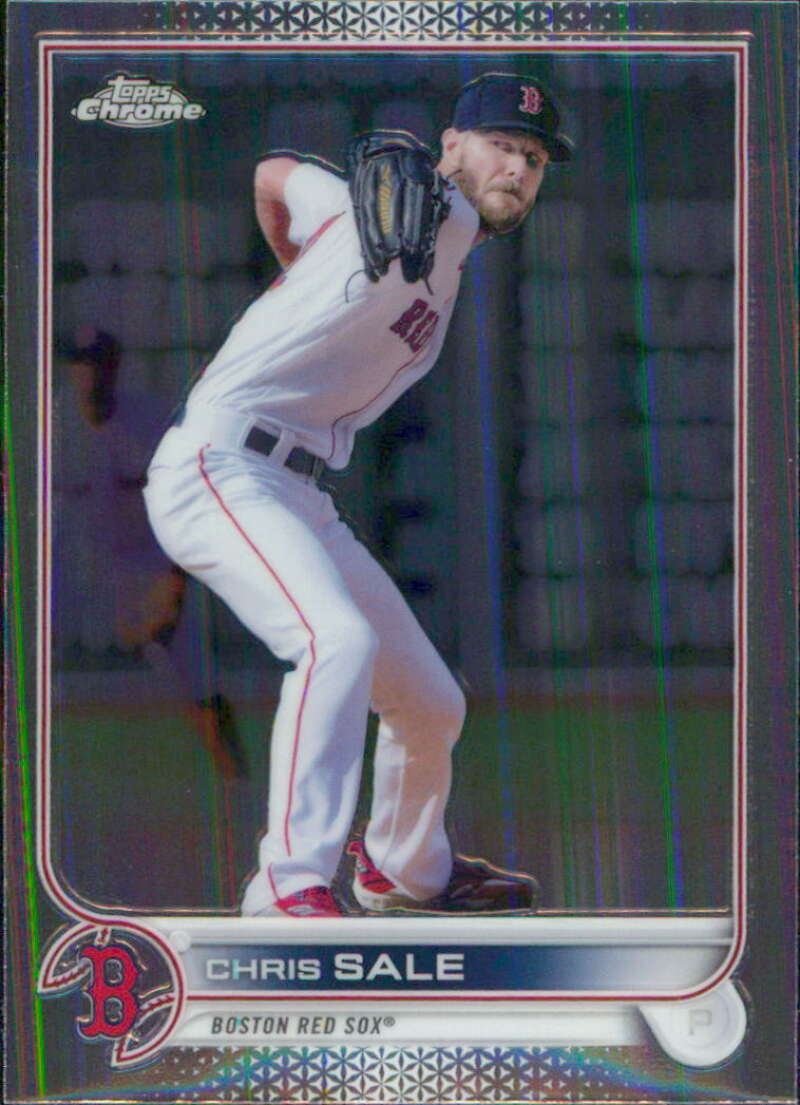 2022 Topps Chrome #118 Chris Sale  Boston Red Sox  V91600 Image 1