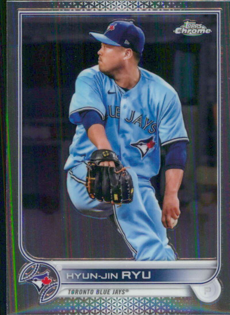 2022 Topps Chrome #122 Hyun-Jin Ryu  Toronto Blue Jays  V91601 Image 1