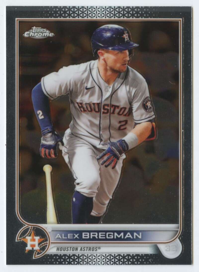 2022 Topps Chrome #141 Alex Bregman  Houston Astros  V91607 Image 1