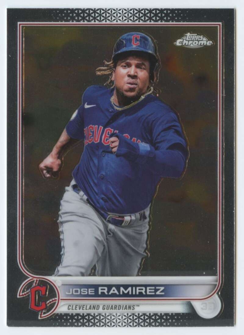 2022 Topps Chrome #151 Jose Ramirez  Cleveland Guardians  V91610 Image 1