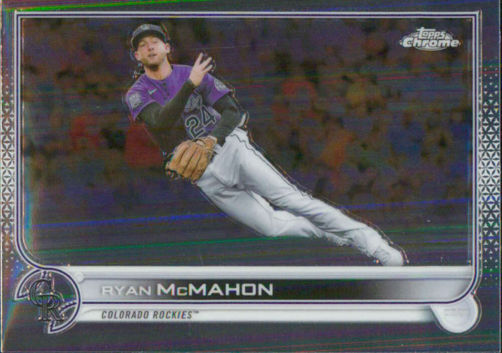 2022 Topps Chrome #163 Ryan McMahon  Colorado Rockies  V91612 Image 1