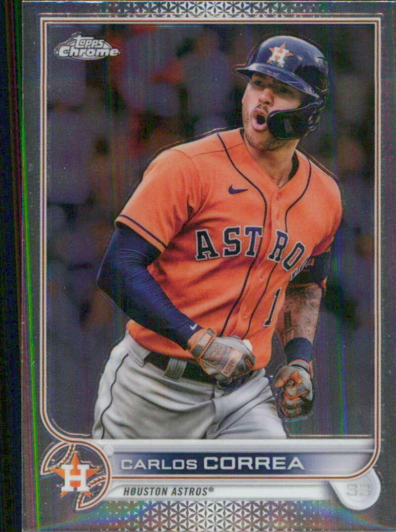 2022 Topps Chrome #213 Carlos Correa  Houston Astros  V91620 Image 1