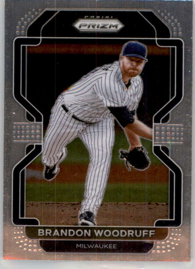 2022 Panini Prizm Tier II #179 Brandon Woodruff  Milwaukee Brewers  V91816 Image 1