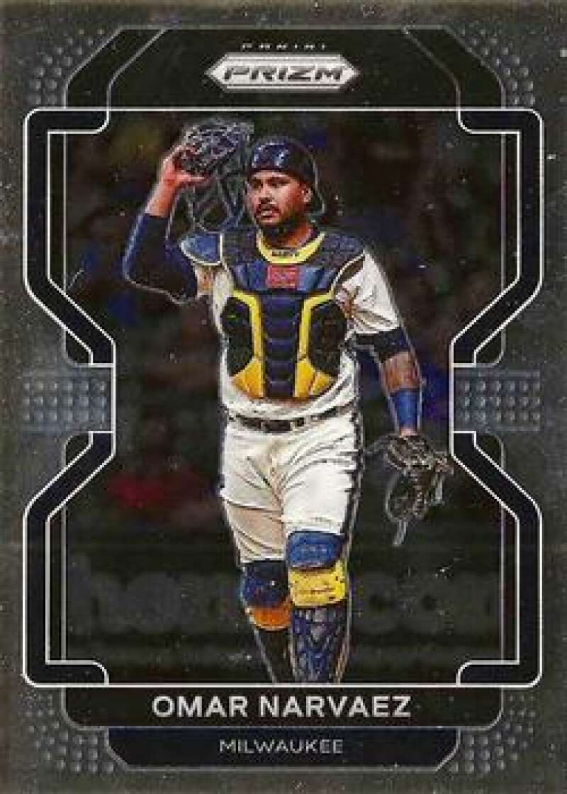 2022 Panini Prizm Tier II #217 Omar Narvaez  Milwaukee Brewers  V91821 Image 1