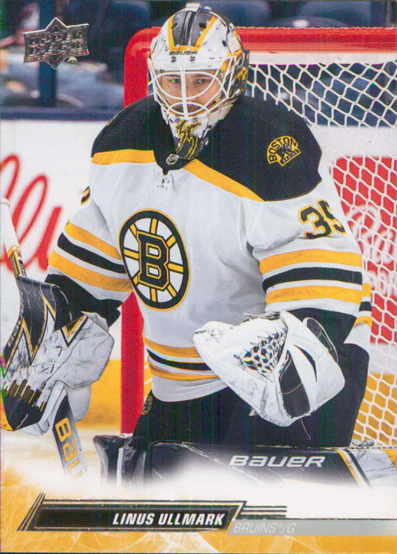 2022-23 Upper Deck Hockey #18 Linus Ullmark  Boston Bruins  Image 1