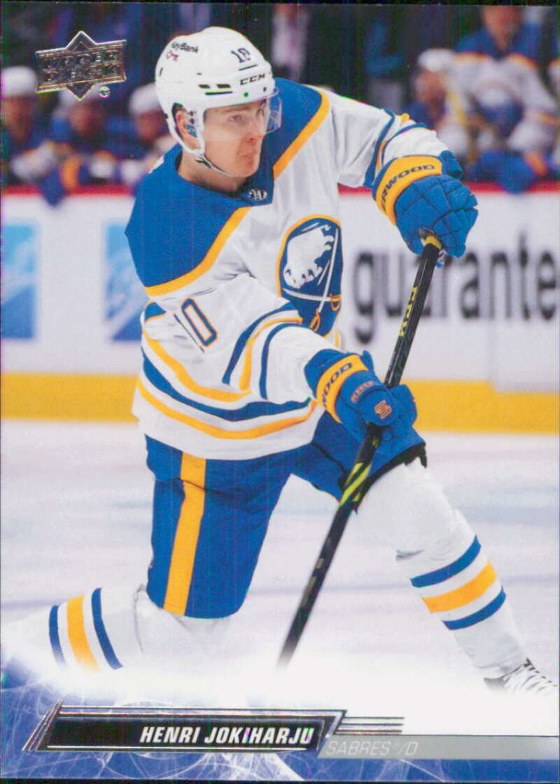 2022-23 Upper Deck Hockey #19 Henri Jokiharju  Buffalo Sabres  Image 1