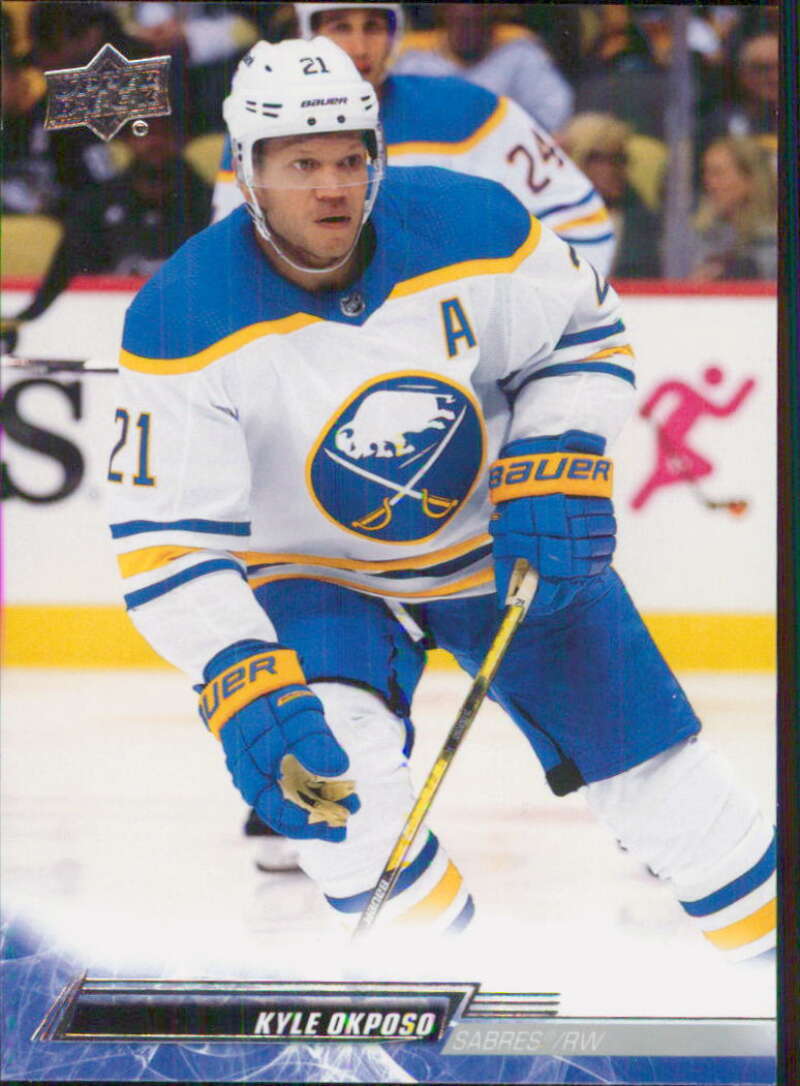 2022-23 Upper Deck Hockey #21 Kyle Okposo  Buffalo Sabres  Image 1