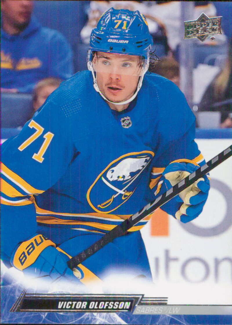 2022-23 Upper Deck Hockey #22 Victor Olofsson  Buffalo Sabres  Image 1