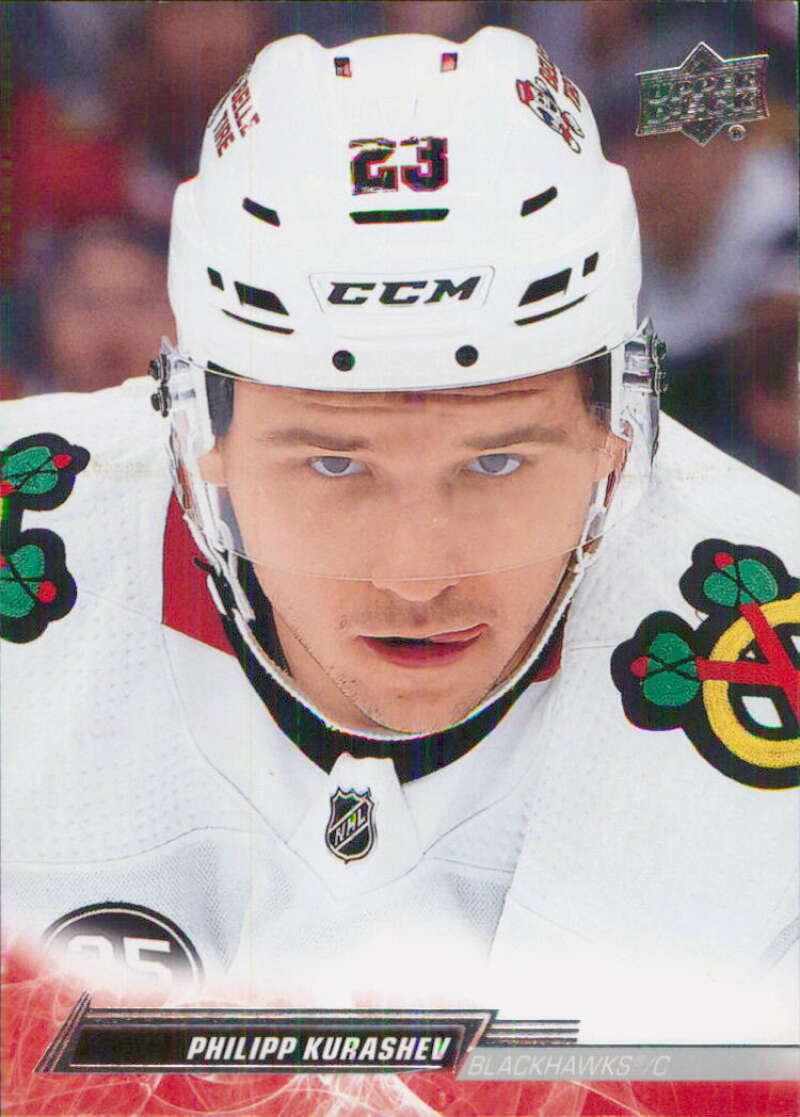 2022-23 Upper Deck Hockey #40 Philipp Kurashev  Chicago Blackhawks  Image 1