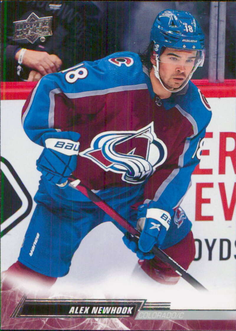 2022-23 Upper Deck Hockey #50 Alex Newhook  Colorado Avalanche  Image 1