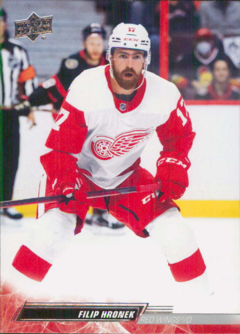 2022-23 Upper Deck Hockey #63 Filip Hronek  Detroit Red Wings  Image 1