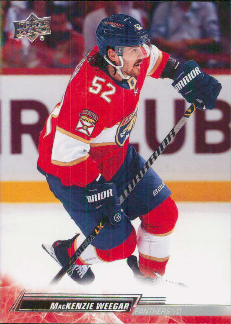 2022-23 Upper Deck Hockey #79 MacKenzie Weegar  Florida Panthers  Image 1