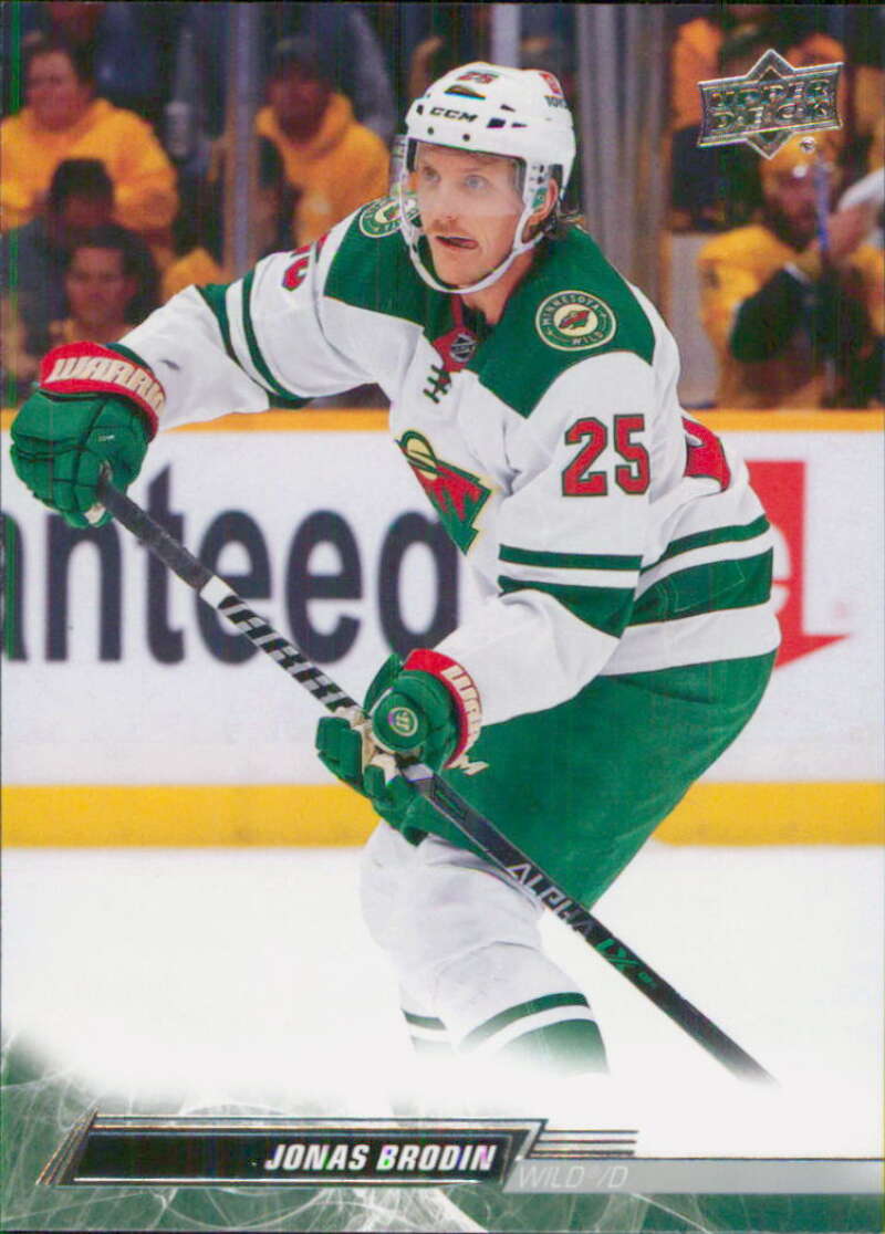 2022-23 Upper Deck Hockey #87 Jonas Brodin  Minnesota Wild  Image 1