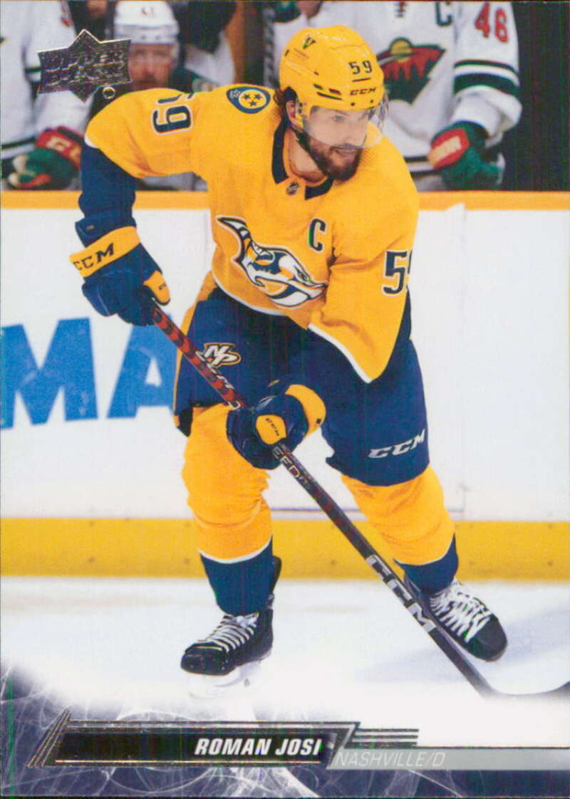 2022-23 Upper Deck Hockey #104 Roman Josi  Nashville Predators  Image 1