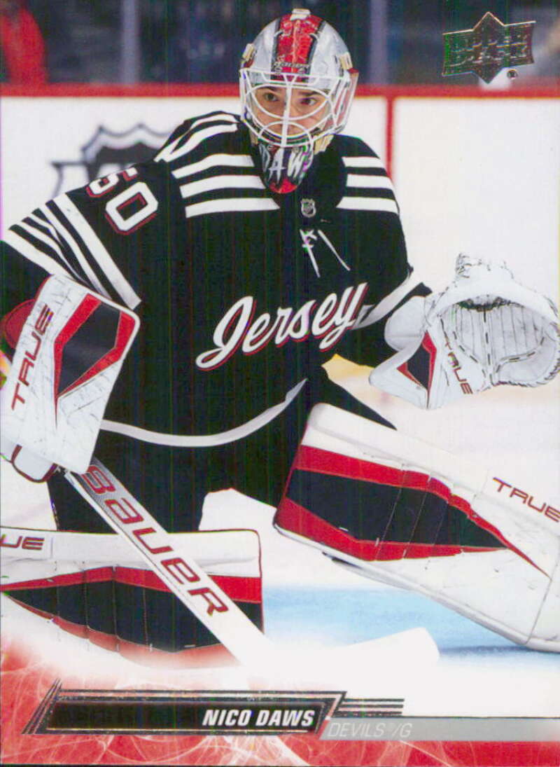 2022-23 Upper Deck Hockey #108 Nico Daws  New Jersey Devils  Image 1