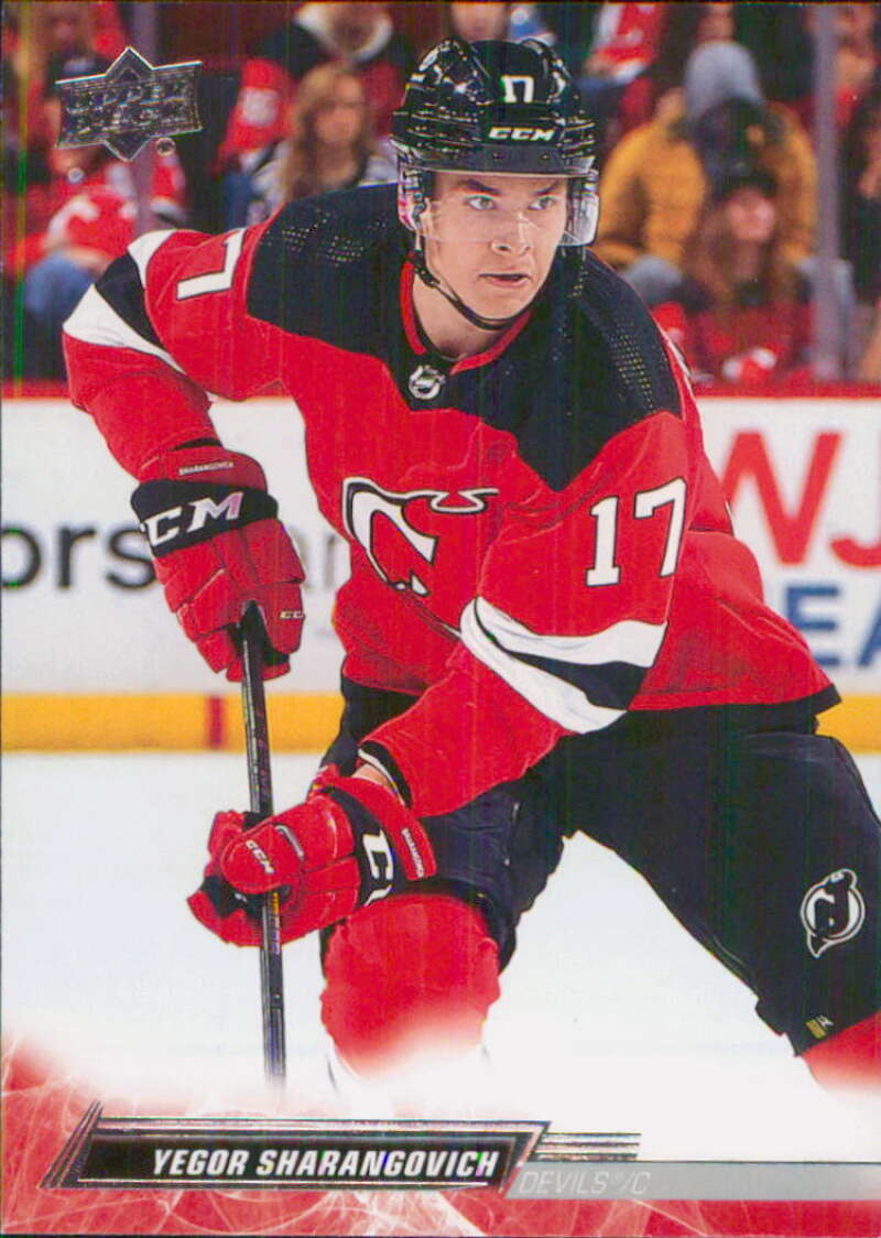 2022-23 Upper Deck Hockey #112 Yegor Sharangovich  New Jersey Devils  Image 1