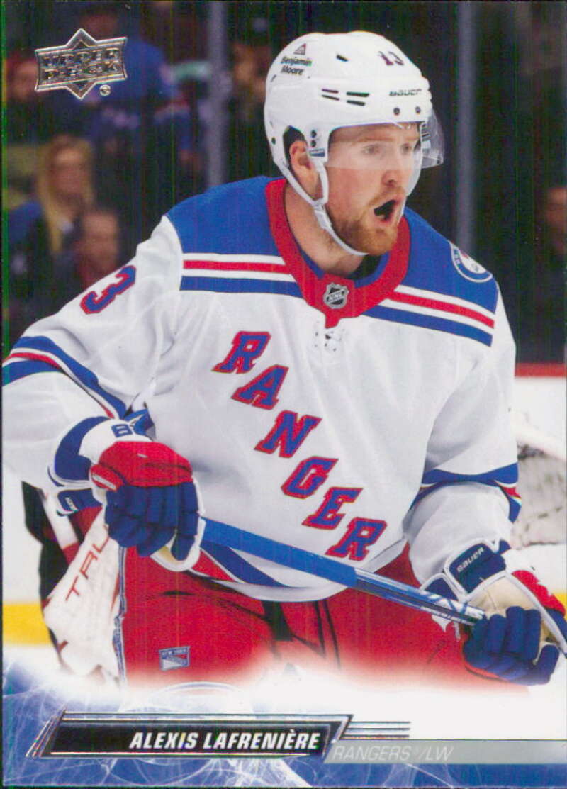 2022-23 Upper Deck Hockey #121 Alexis Lafreniere  New York Rangers  Image 1