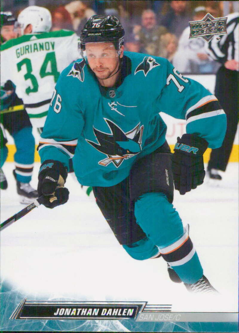 2022-23 Upper Deck Hockey #143 Jonathan Dahlen  San Jose Sharks  Image 1