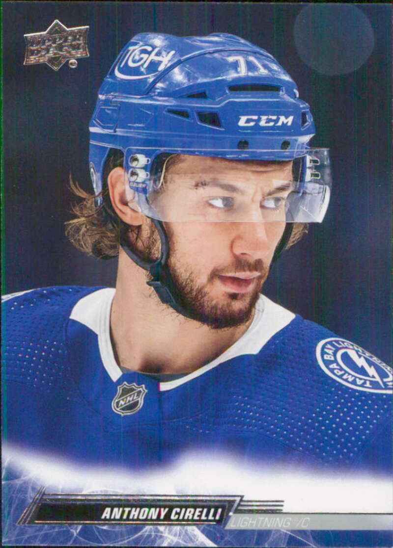 2022-23 Upper Deck Hockey #162 Anthony Cirelli  Tampa Bay Lightning  Image 1