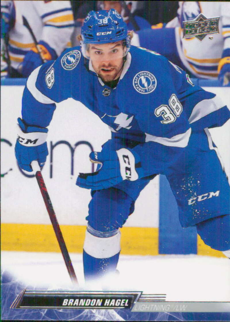 2022-23 Upper Deck Hockey #163 Brandon Hagel  Tampa Bay Lightning  Image 1