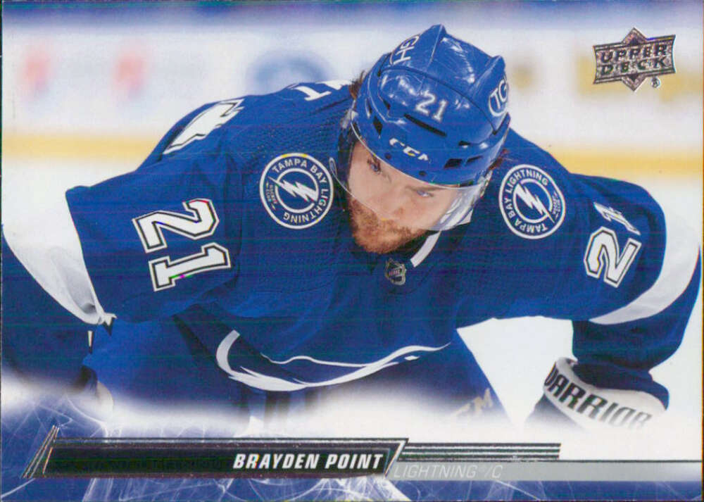 2022-23 Upper Deck Hockey #166 Brayden Point  Tampa Bay Lightning  Image 1
